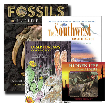 Fossils Inside Out, The Southwest Inside Out, The Hidden Life of the Desert, Desert Dreams Coloring Book