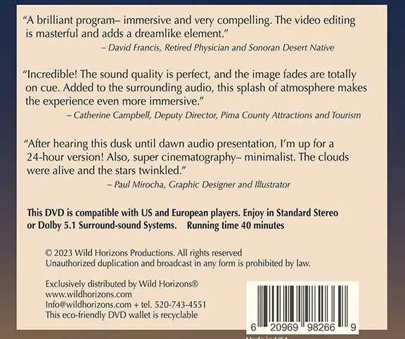 Sonoran Desert in Surround Sound